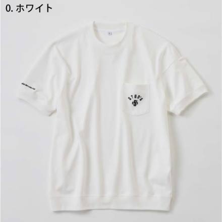 桑和 [STUD'S] S3553-2 裏ドライメッシュ半袖Tシャツ(胸ポケット有)