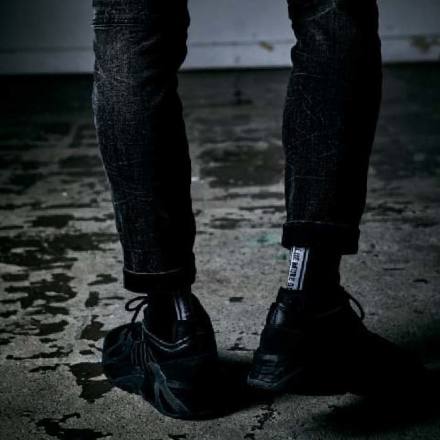 桑和 [STUD'S] S3599-2 バックラインロゴ STUD'S ソックス