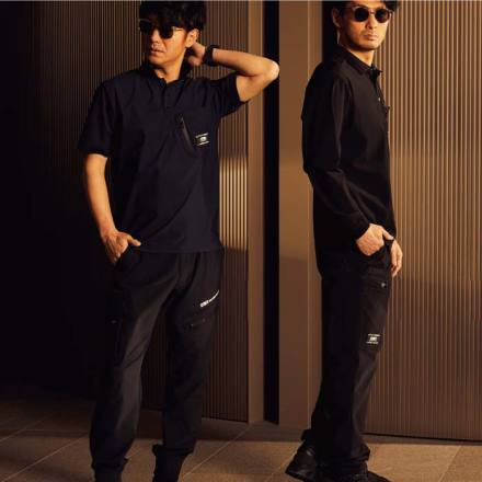 桑和 [STUD'S] S8571 ハイストレッチ冷感半袖ポロシャツ