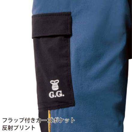 桑和 [G.G.] 0368-08 ジョガーパンツ（ノータック、脇ゴム）