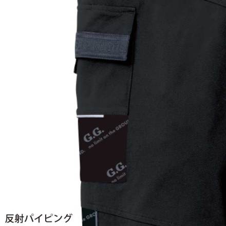 桑和 [G.G.] 0648-17 ハーフパンツ（ノータック）