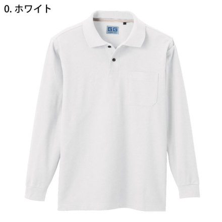 桑和 [G.GROUND] 50590 長袖ポロシャツ(ポケット有)