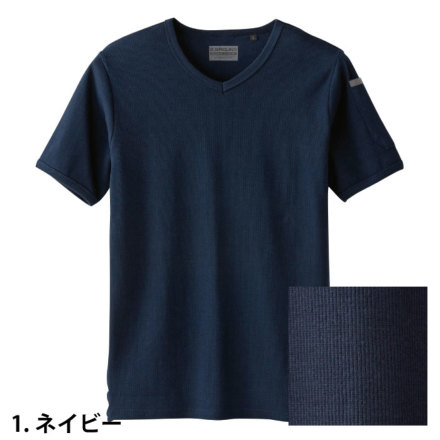 桑和 [G.GROUND] 50714 半袖VネックTシャツ