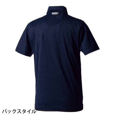 桑和] 7335-51 半袖ボタンダウンポロシャツ（胸ポケット付き）