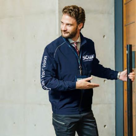 桑和] 7532-00 長袖ブルゾン