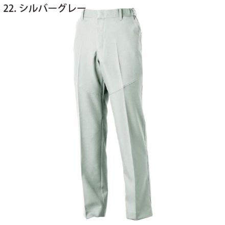 桑和] 9669-99 スラックス(ノータック・脇ゴム)