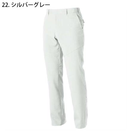 市場】桑和 4119 ツータックスラックス 100サイズ シルバーグレー(22