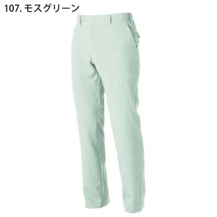 桑和] 969-99 スラックス(ノータック、脇ゴム)