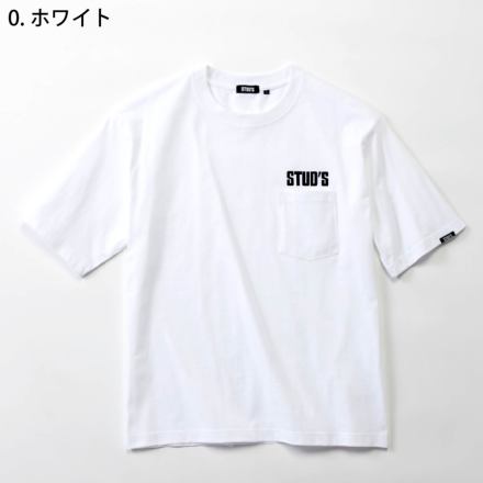 桑和 [STUD'S] S1553-1 半袖ポケTシャツ(ポケット付き)