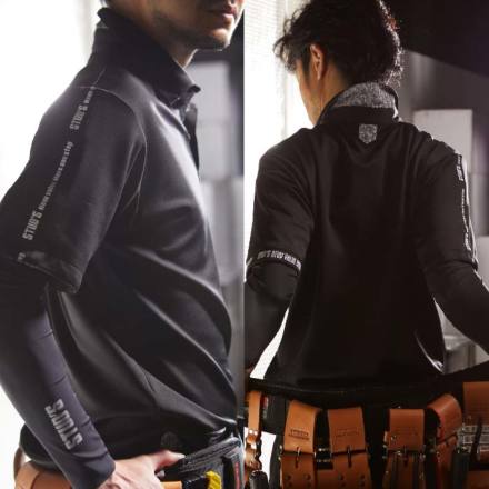 桑和 [STUD'S] S4551 ハイストレッチドライ半袖ポロシャツ