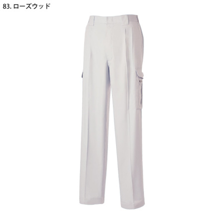 桑和] VA418 ツータックカーゴパンツ(脇ゴム入)