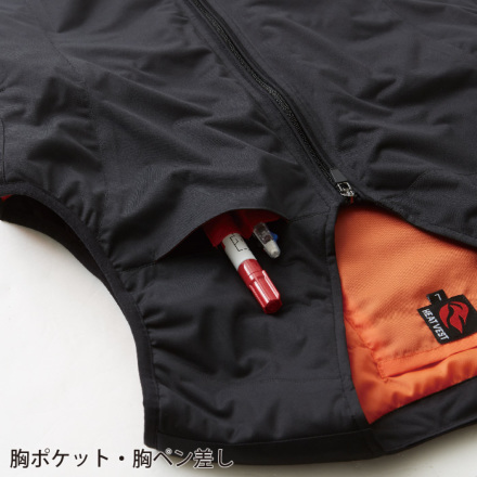 ▽【引取限定価格】【中古】桑和 ヒートベスト コンプリートセット 17019  Lサイズ【美品】 桑和] 17019 ヒートベストコンプリートセット