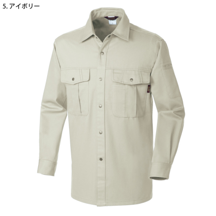 桑和] 5335 長袖釦シャツ 【大サイズ】 | 作業服・作業着や