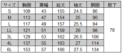 桑和] 39017 半袖つなぎ(続服) 【特大サイズ】・つなぎ服
