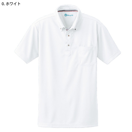 桑和] 50391 半袖ボタンダウンポロシャツ 【特大サイズ】