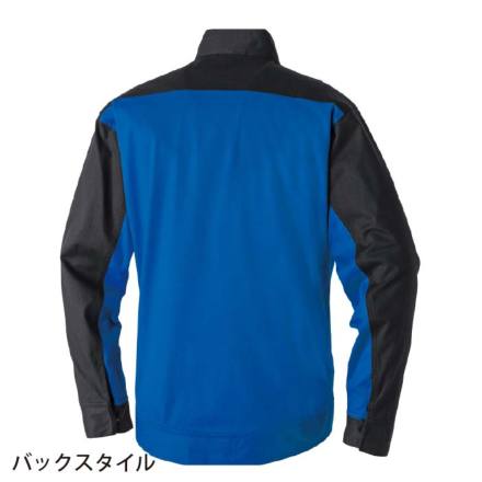 ☆J.S.B. ウィンドブレーカー Sサイズ 青/黒☆ 桑和] 6042-00 長袖ブルゾン（難燃) 【特大サイズ】