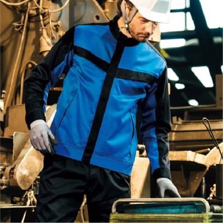 SCANNER ブルゾン 桑和] 6042-00 長袖ブルゾン（難燃) 【特大サイズ】