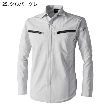 TS Design] 5605 TSエコダブルライトクロスロングスリーブシャツ