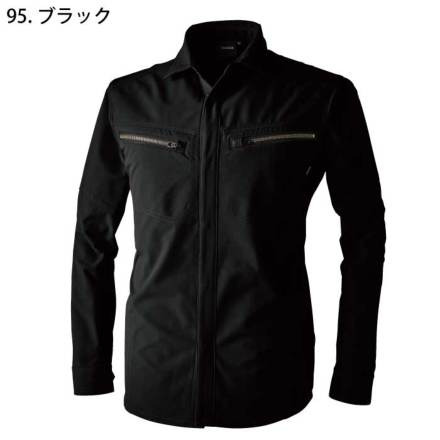 TS Design] 5605 TSエコダブルライトクロスロングスリーブシャツ
