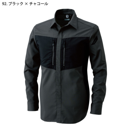 TS Design] 84605 ハイブリッドストレッチシャツ