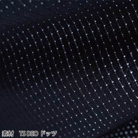 めいでございます！ TS Design] 85655 TS DEO ドッツショートスリーブハーフジップ