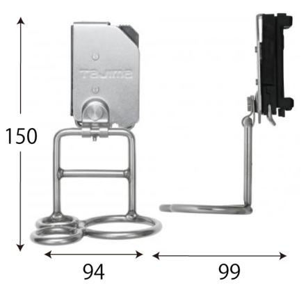 タジマ] SFKHS-H3M 着脱式工具ホルダー ステン ハンマー3穴ブラ