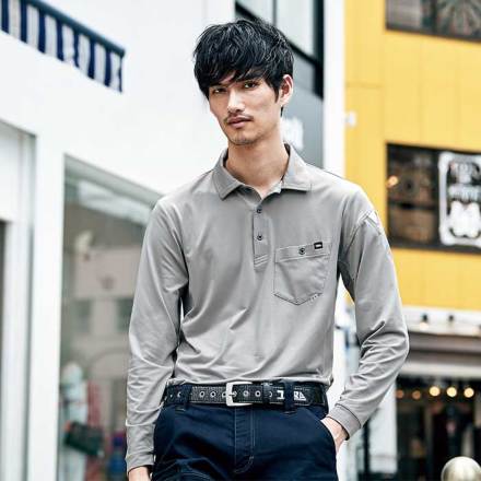 寅壱] 5951-614 長袖ポロシャツ | 作業服・作業着やユニフォームなら