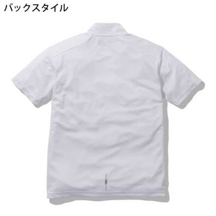 寅壱] 5975-624 半袖ジップアップシャツ
