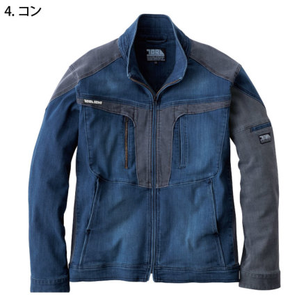 寅壱] 8992-124 デニムワークジャケット ☆2025-26秋冬/新商品☆