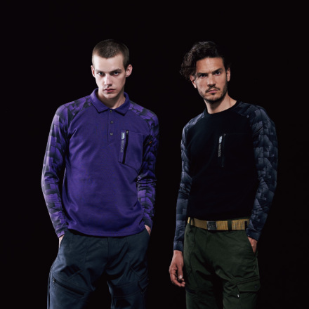 寅壱] 5916-614 長袖ポロシャツ【大サイズ】 | 作業服・作業着や