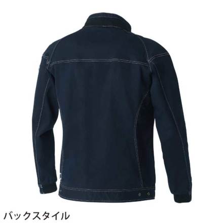 こむぎ 寅壱] 8880-124 デニムワークジャケット 【大サイズ】