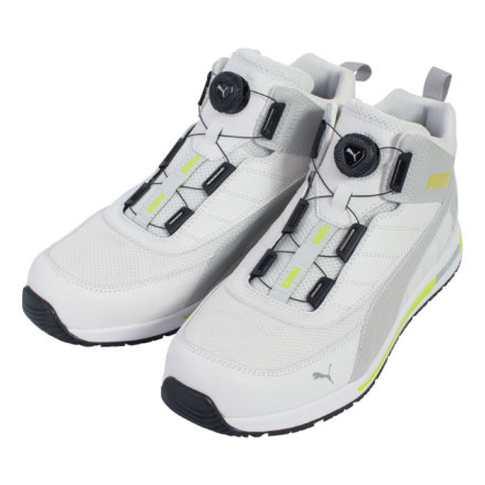 PUMA 安全靴Switchback White Disc Mid 26.5 PUMA] スイッチバック ディスク ミッド 安全スニーカー