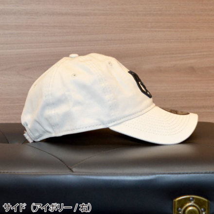 bibiyBCLUBキャップホワイト VILLAGE WORKer(s)] NEW ERA 東大宮 キャップ（共生地アジャスター