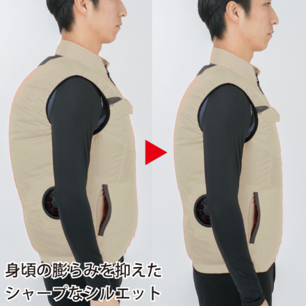 ジーベック] XE98013 空調服 制電半袖ブルゾン | 作業服・作業着