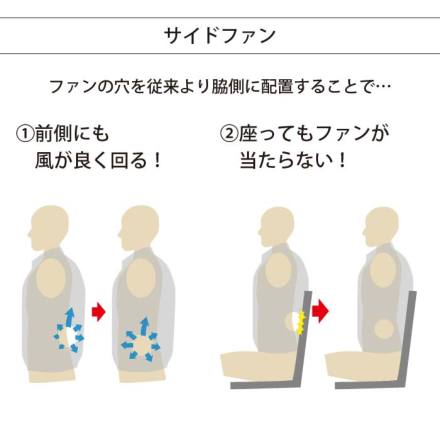 ジーベック] XE98030 空調服(R)遮熱ベスト