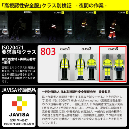 ジーベック] 803 防水防寒ロングコート 【大サイズ】