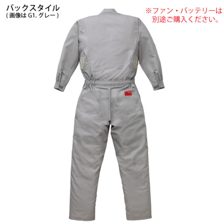 山田辰 [AUTO-BI] 9810 空調つなぎ服 【特大サイズ】