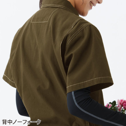ヤマタカ [ROUND HOUSE] RH3003 半袖カバーオール・つなぎ服