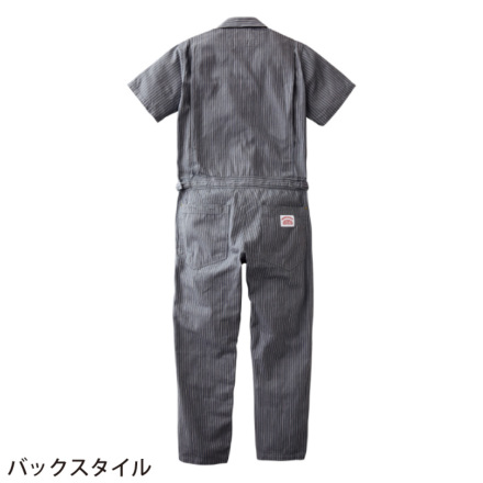 ヤマタカ [ROUND HOUSE] RH3005 半袖カバーオール・つなぎ服